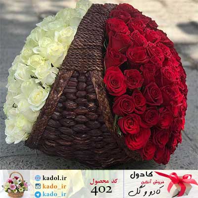 سبد گل رز ملیسا سبد گل رز ملیسا